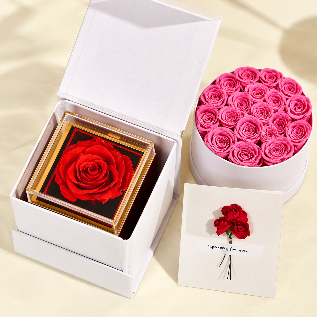 Eternal Bloom Jewelry & Hat Boxes